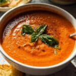 Creamy tomato bisque recipe from scratch