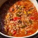 Crock Pot Stuffed Pepper Soup