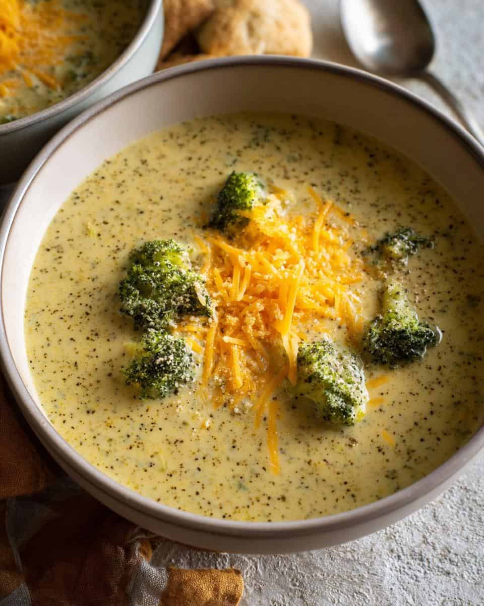 Crockpot Broccoli and Cheese Soup - detail 3