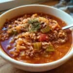 Easy Stuffed Cabbage Soup