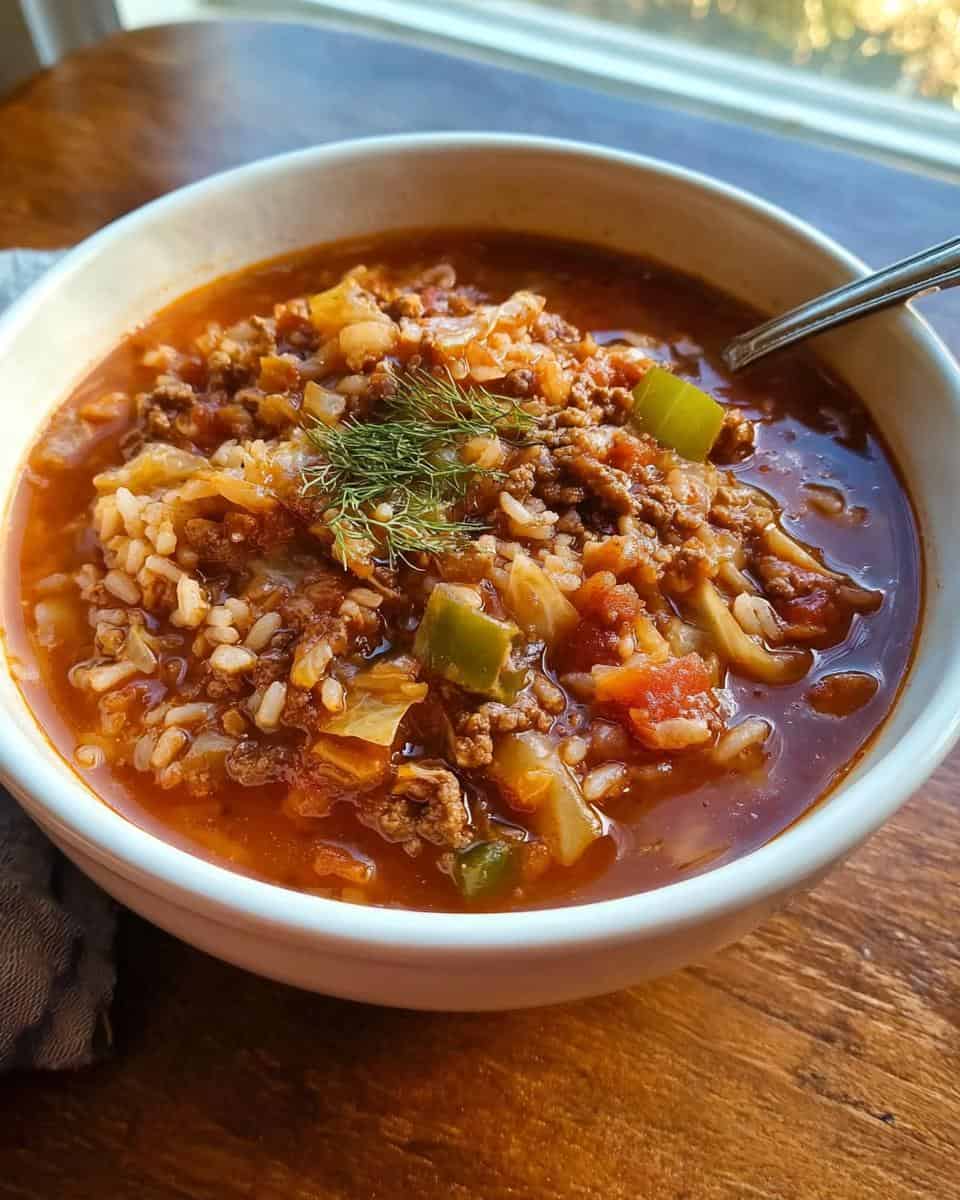 Easy Stuffed Cabbage Soup - detail 3
