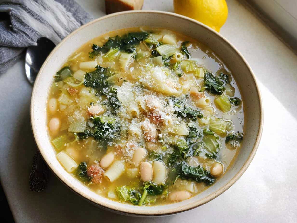 Escarole Bean Soup: Grandma’s Comforting 7-Step Recipe