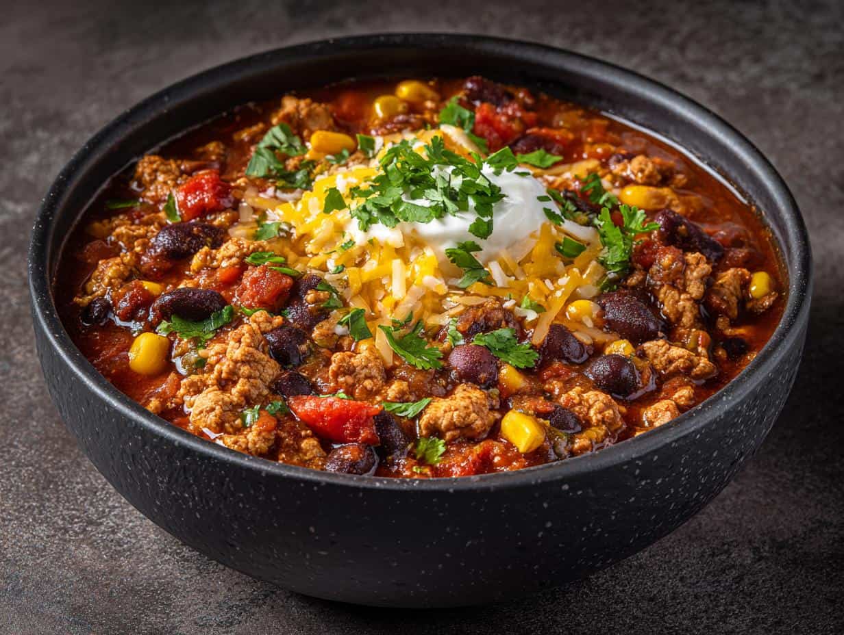Hearty Lean Turkey Chili: Craveable Comfort in 30