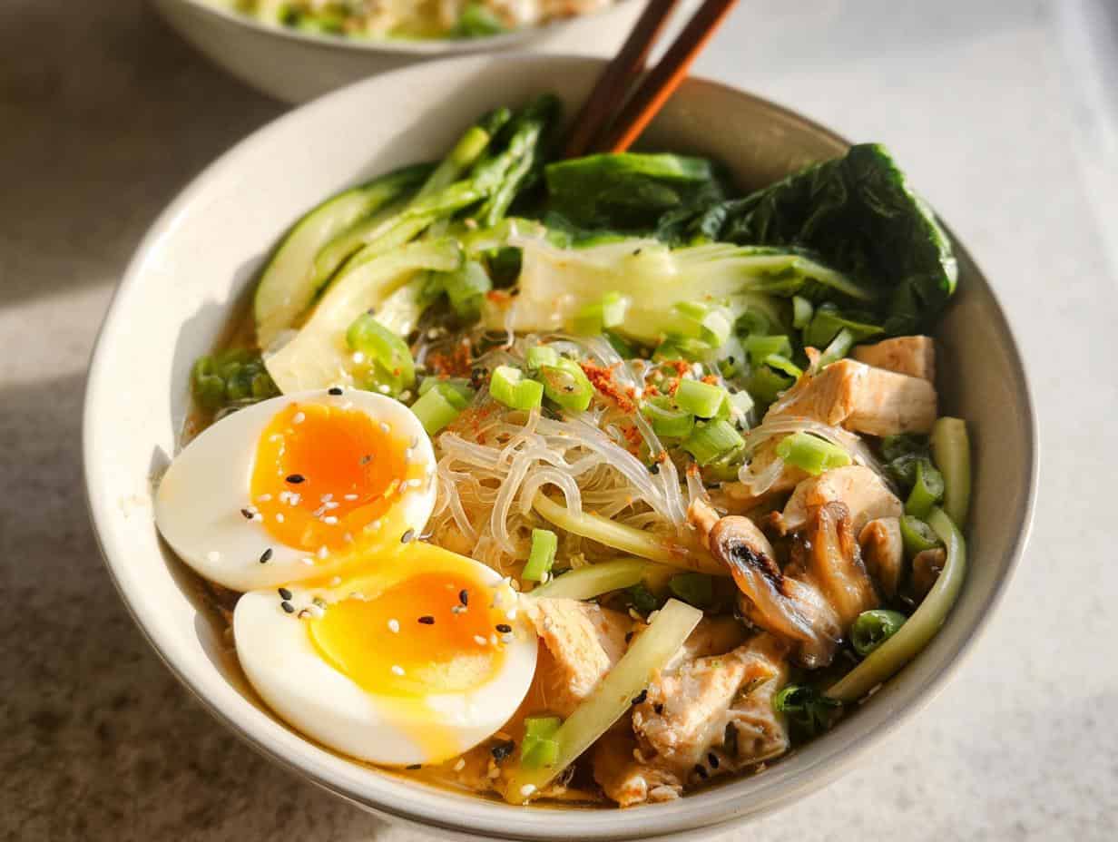 Devour 25-Minute Keto Ramen Noodle Soup: Guilt-Free Joy