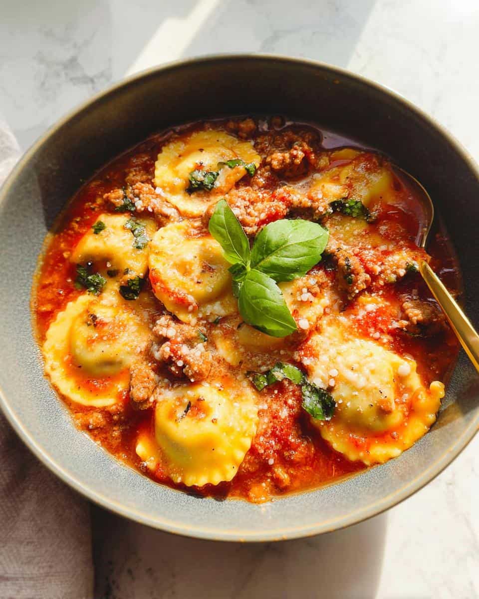 Ravioli Soup - detail 3