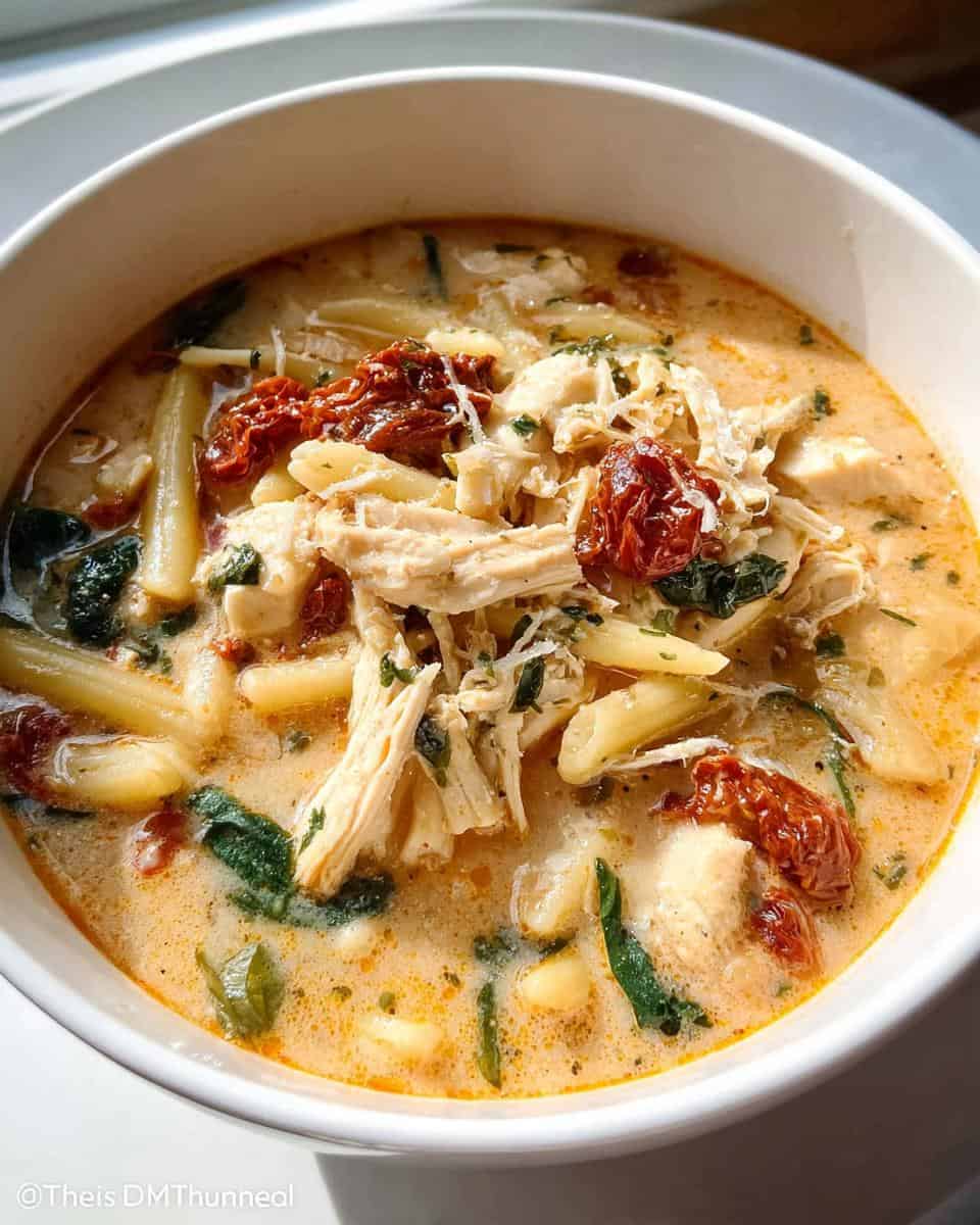 Tuscan Chicken Soup - detail 1