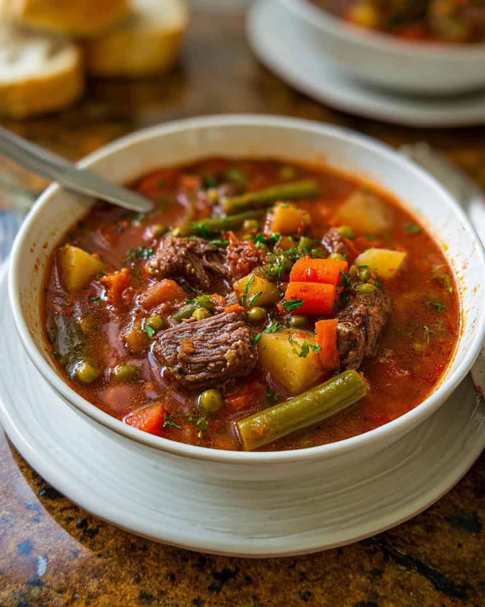 Vegetable Beef Soup - detail 3