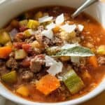 beef minestrone soup