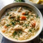 chicken and orzo soup
