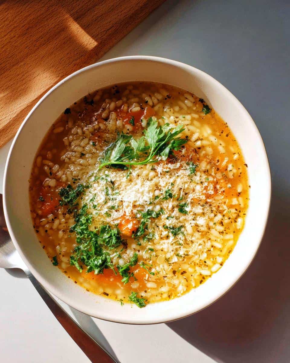 pastina soup - detail 3