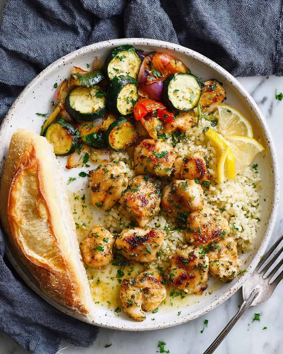 15 MINUTE GARLIC BUTTER CHICKEN BITES - detail 3