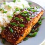 Baked Teriyaki Salmon - Garlic Ginger Sesame