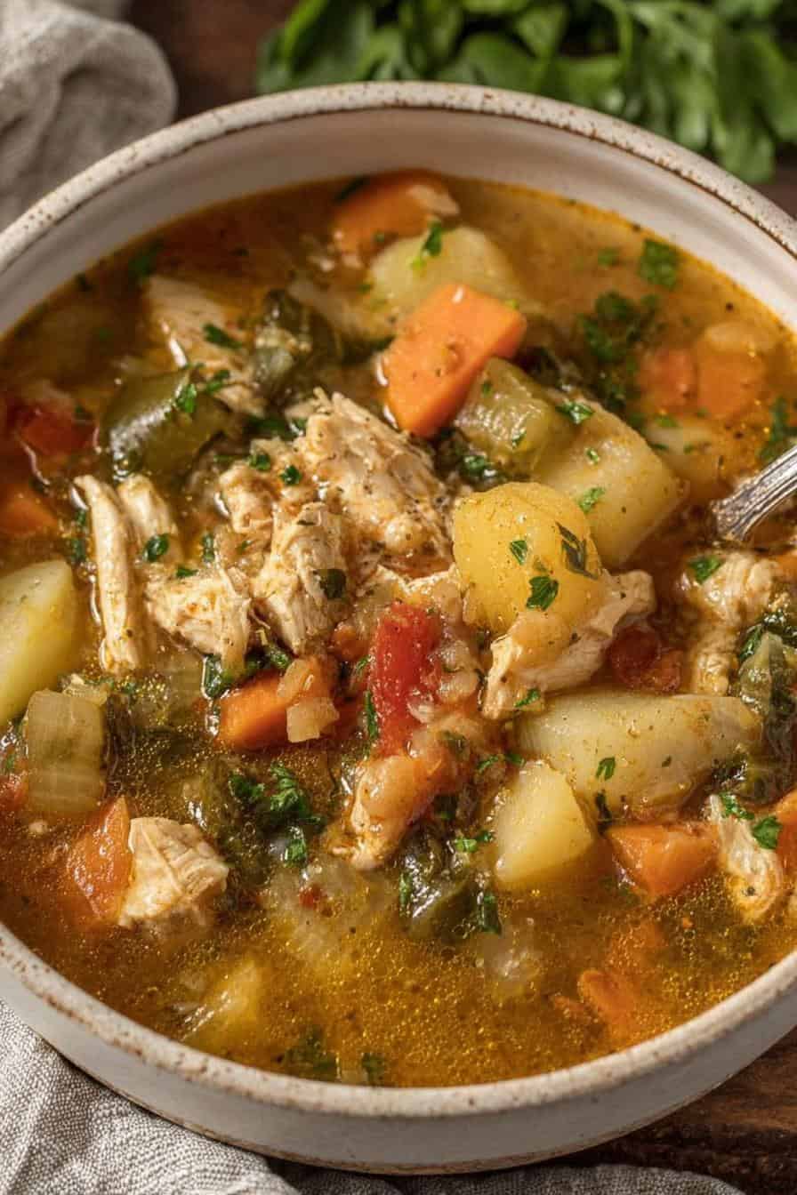 Easy Chicken Vegetable Soup Recipe - detail 2