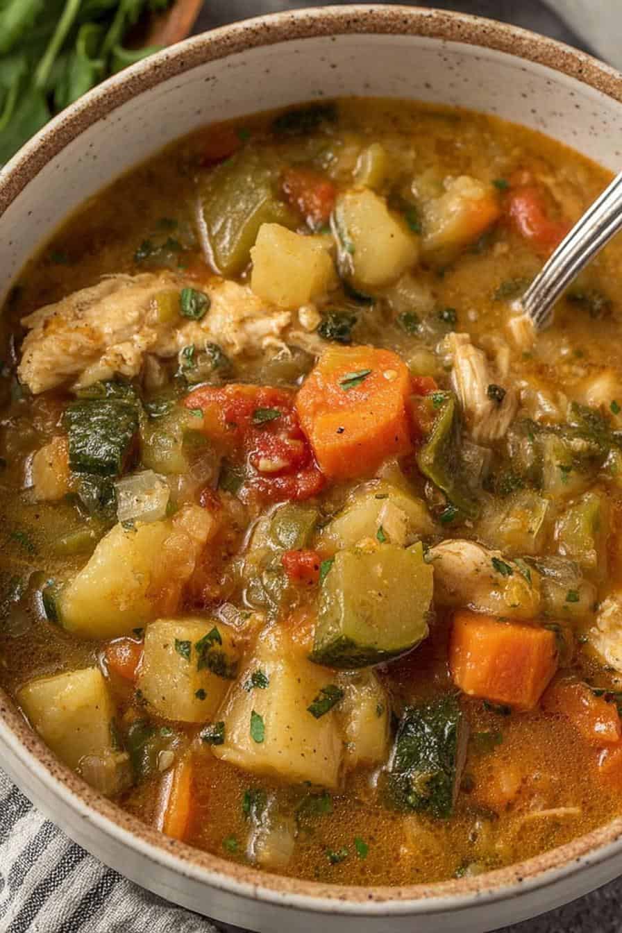 Easy Chicken Vegetable Soup Recipe - detail 3