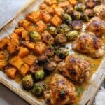 Easy Sheet Pan Honey Mustard Chicken and Veggies