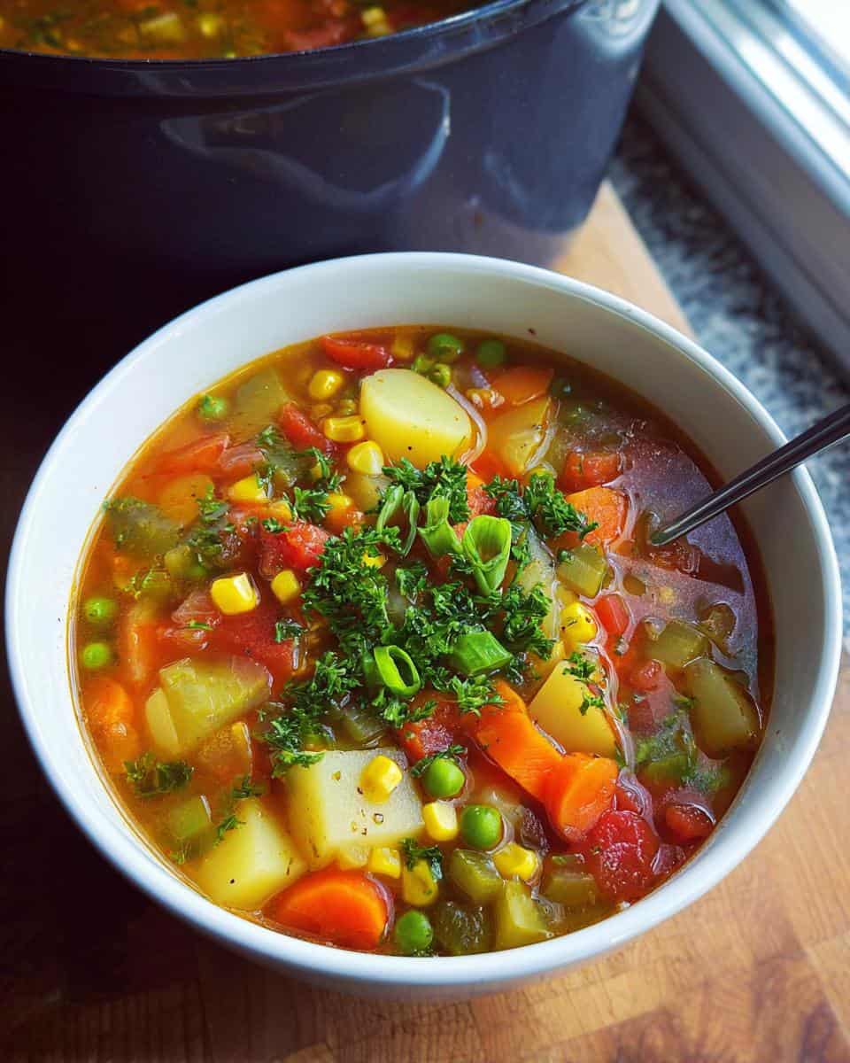 Easy Vegetable Soup - detail 3