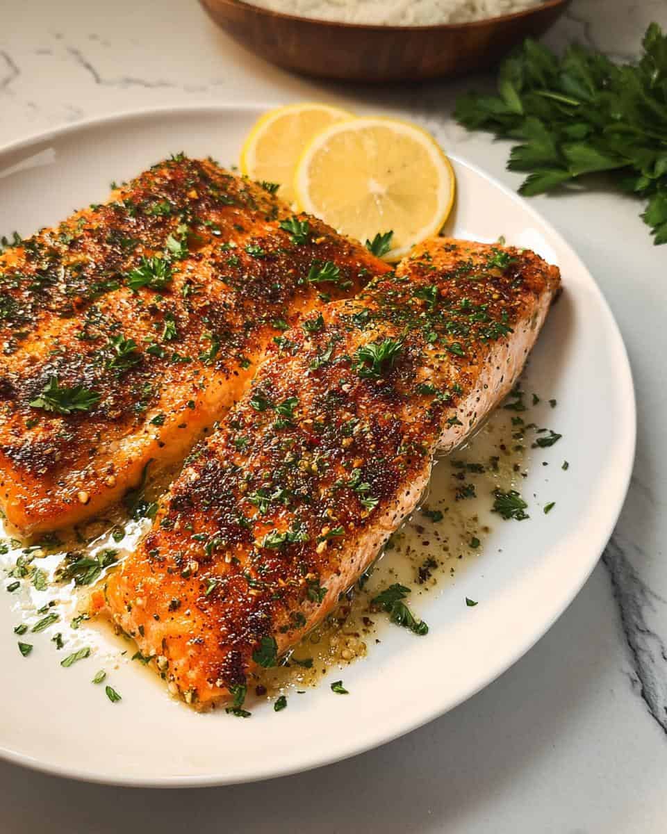 Garlic Butter Salmon - detail 3