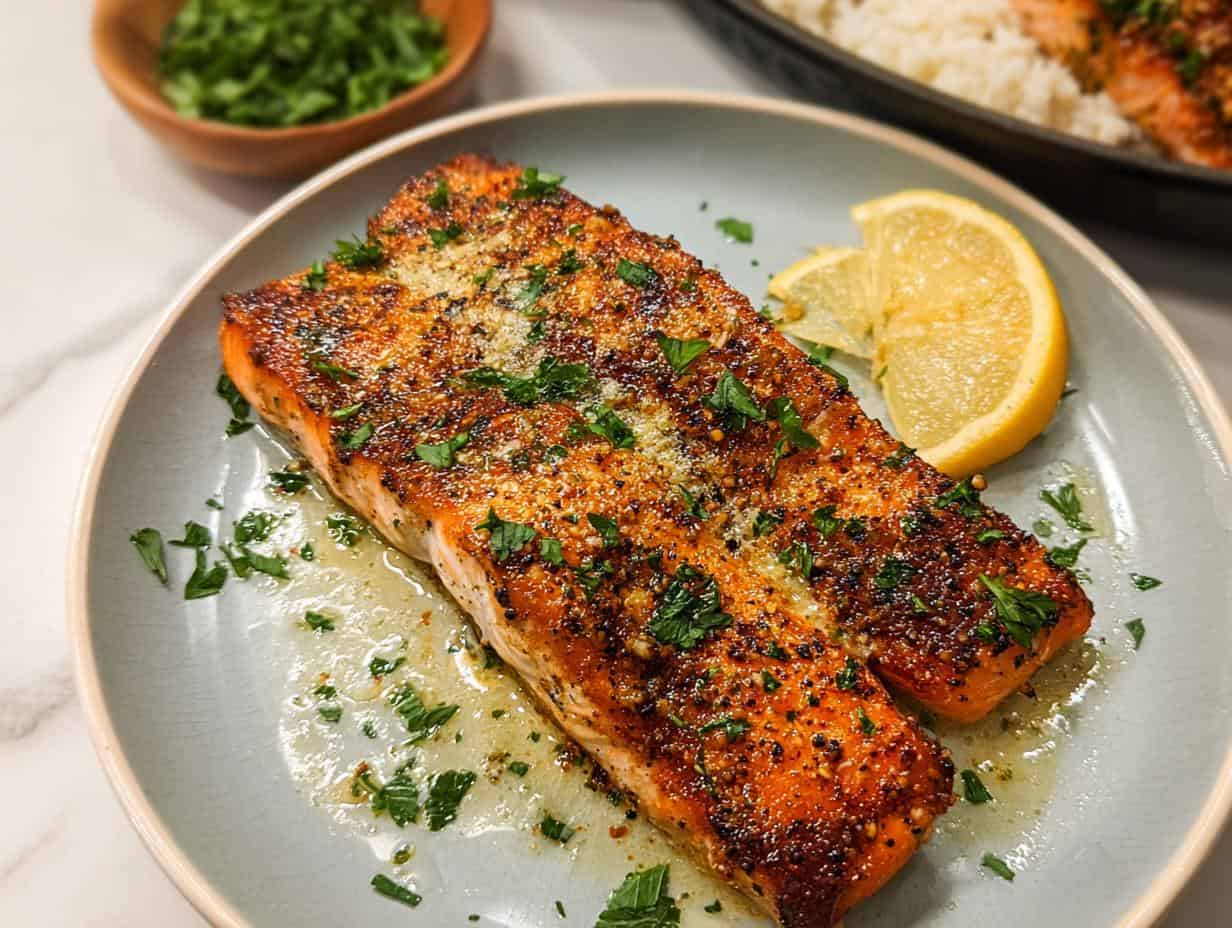 Garlic Butter Salmon: Unforgivable 20-Minute Dinner