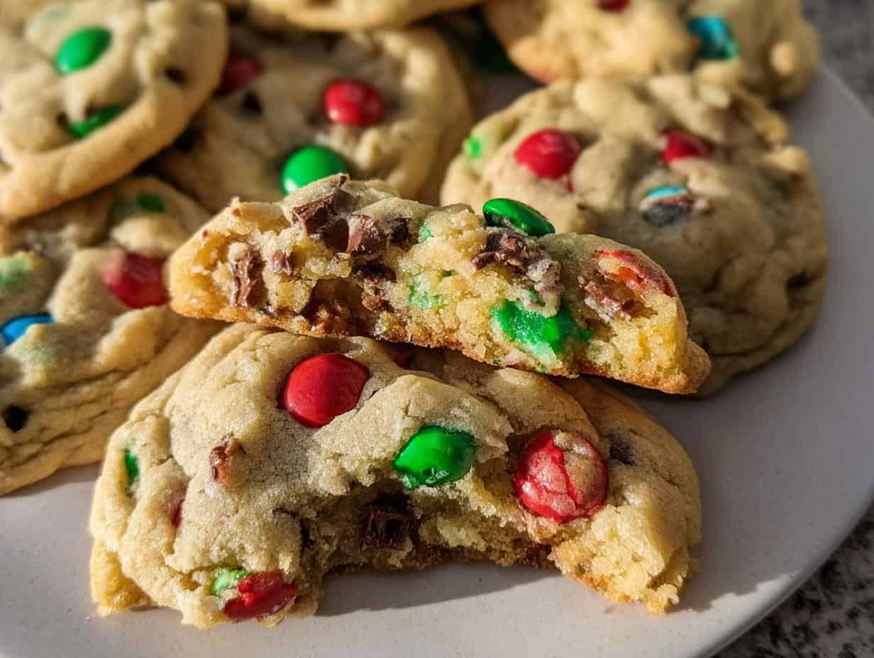 Irresistible Gluten Free M&M Cookies with 1 Secret