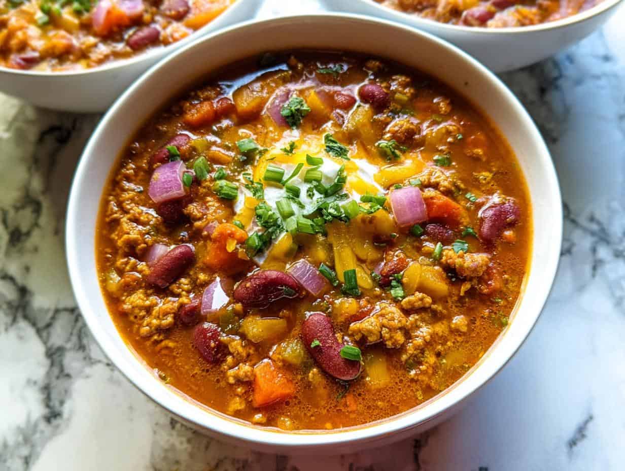 Failproof Healthy Crockpot Turkey Chili Recipe