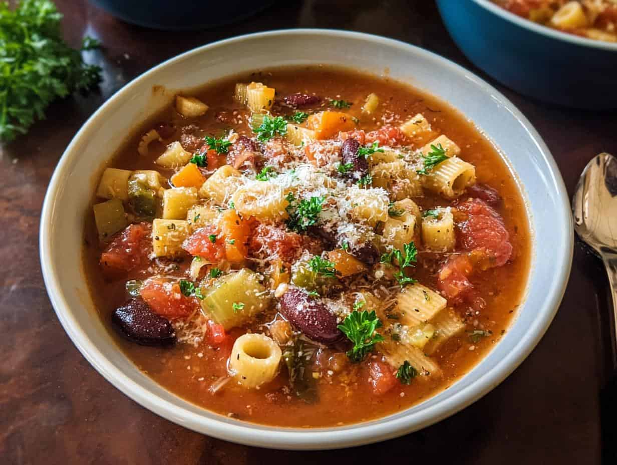 Incredible Healthy Slow Cooker Minestrone Soup in Just 6 Hours