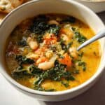 Healthy Tuscan White Bean & Kale Soup