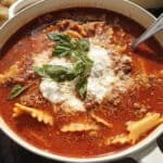 High Protein Lasagna Soup