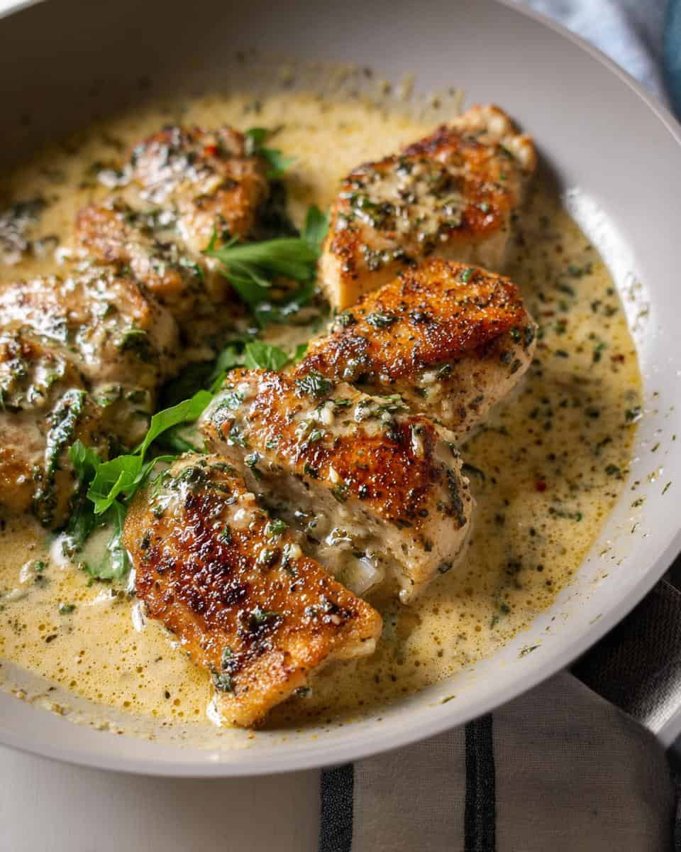 Keto Garlic Parmesan Chicken - detail 2