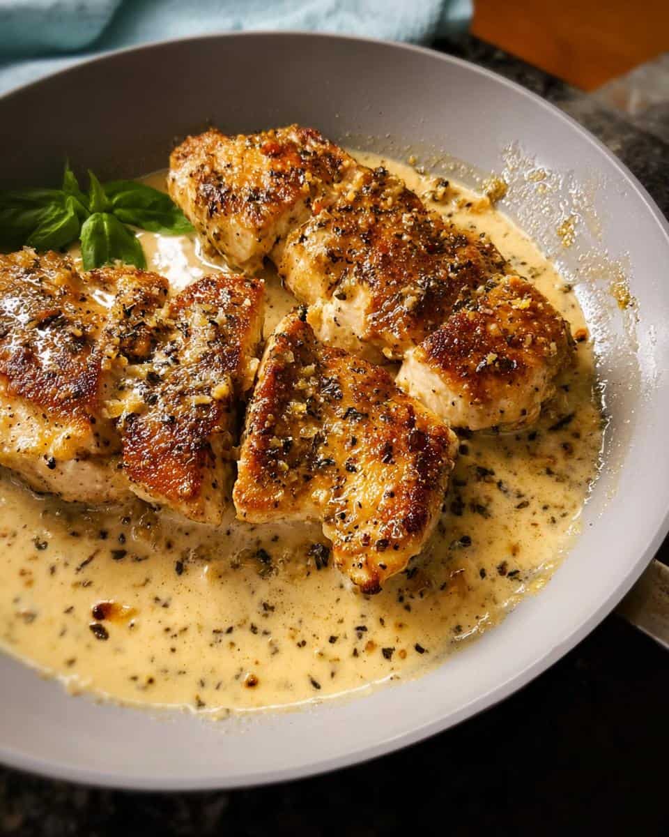 Keto Garlic Parmesan Chicken - detail 3