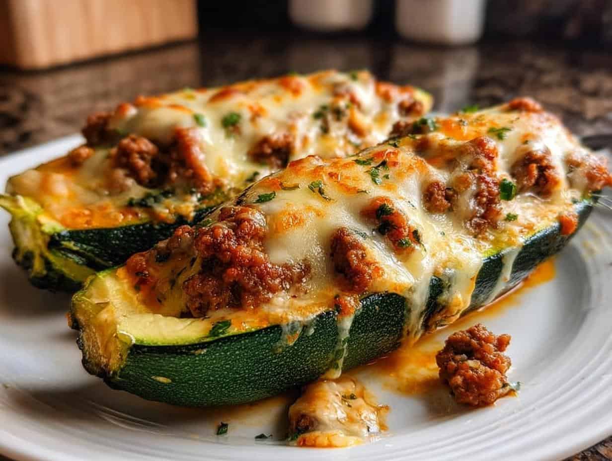 Devour Delectable Keto Zucchini Boats in Just 25 Minutes