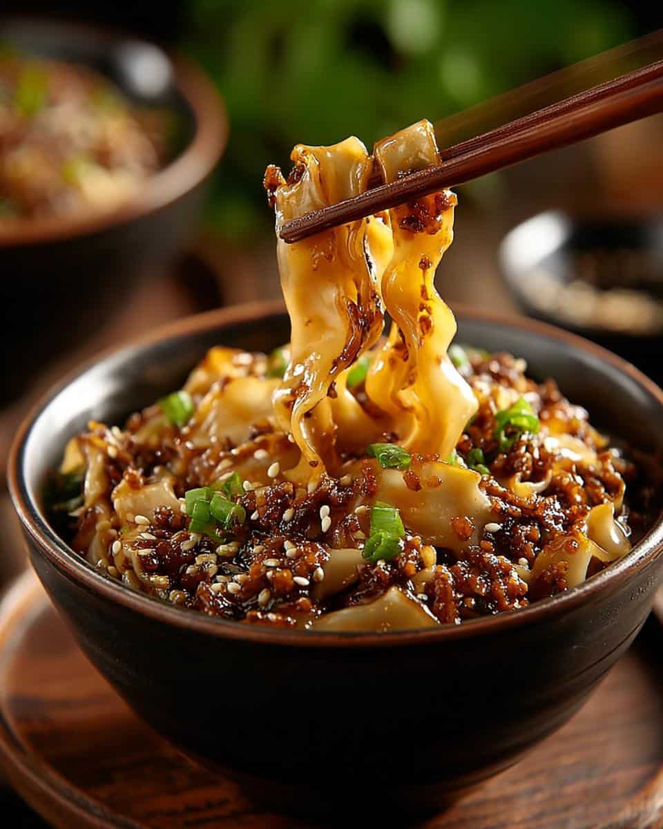 Devour a Sinful Potsticker Noodle Bowl in Just 30