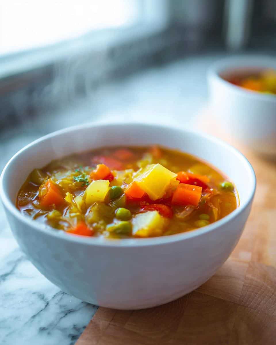 Simple Vegetable Soup - detail 3