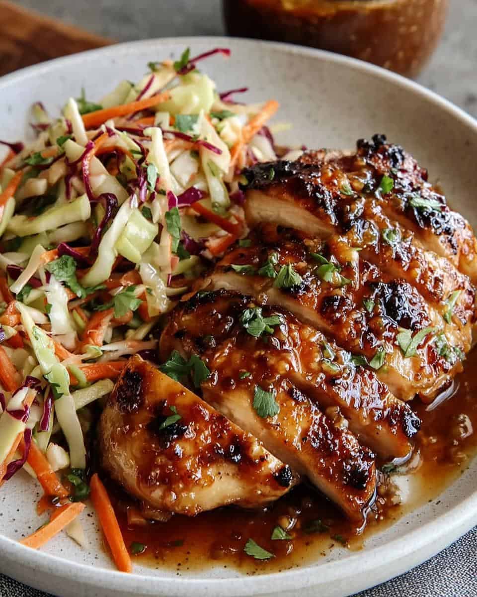 Disgustingly Good Sticky Apple Cider Chicken Recipe