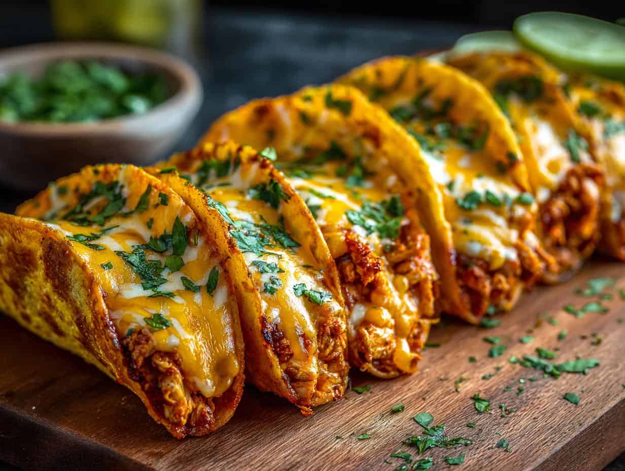 Cheesy Salsa Baked Chicken Tacos: 3-Step Dinner Win
