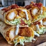 Crispy Chicken Ranch Wraps