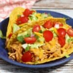 Crockpot Creamy Chicken Tacos