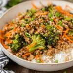 GROUND TURKEY TERIYAKI STIR FRY