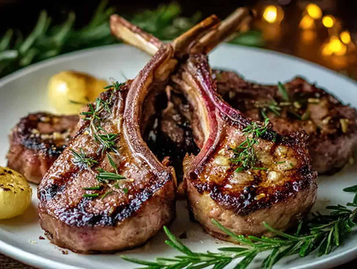 Savory Grilled Lamb Chops: 30-Minute Flavor Bomb!
