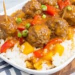 Sweet and Sour Meatballs