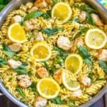 15-Minute Lemon Garlic Chicken Pasta