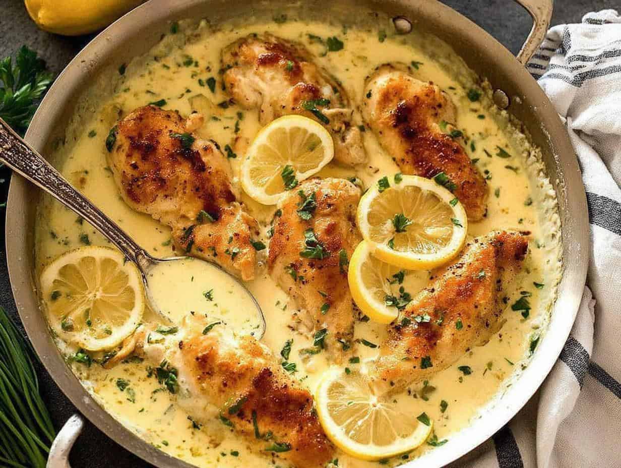 Creamy Lemon Chicken: 25-Minute Dinner Savior