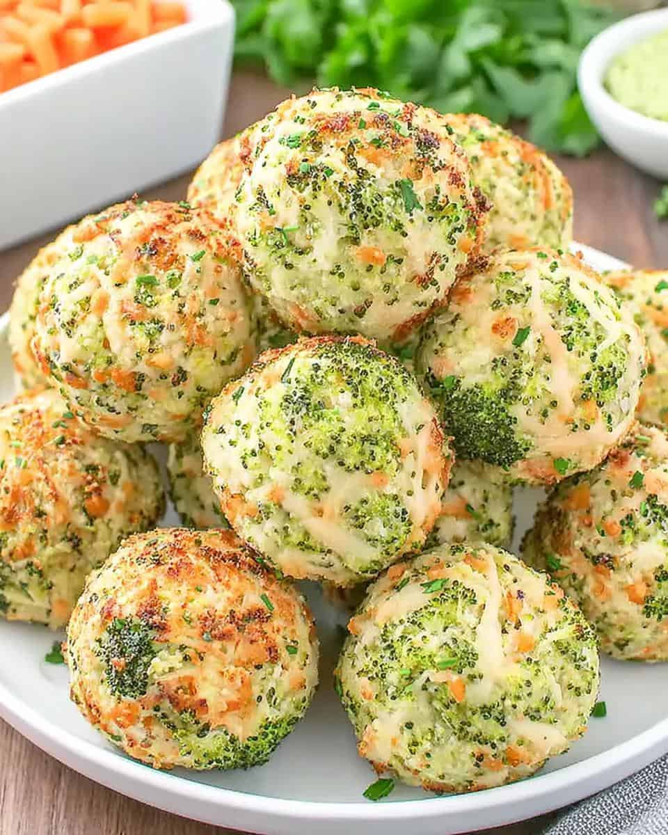 Baked Broccoli Cheese Balls (Vegan) – Crispy, Cheesy & Delicious - detail 2