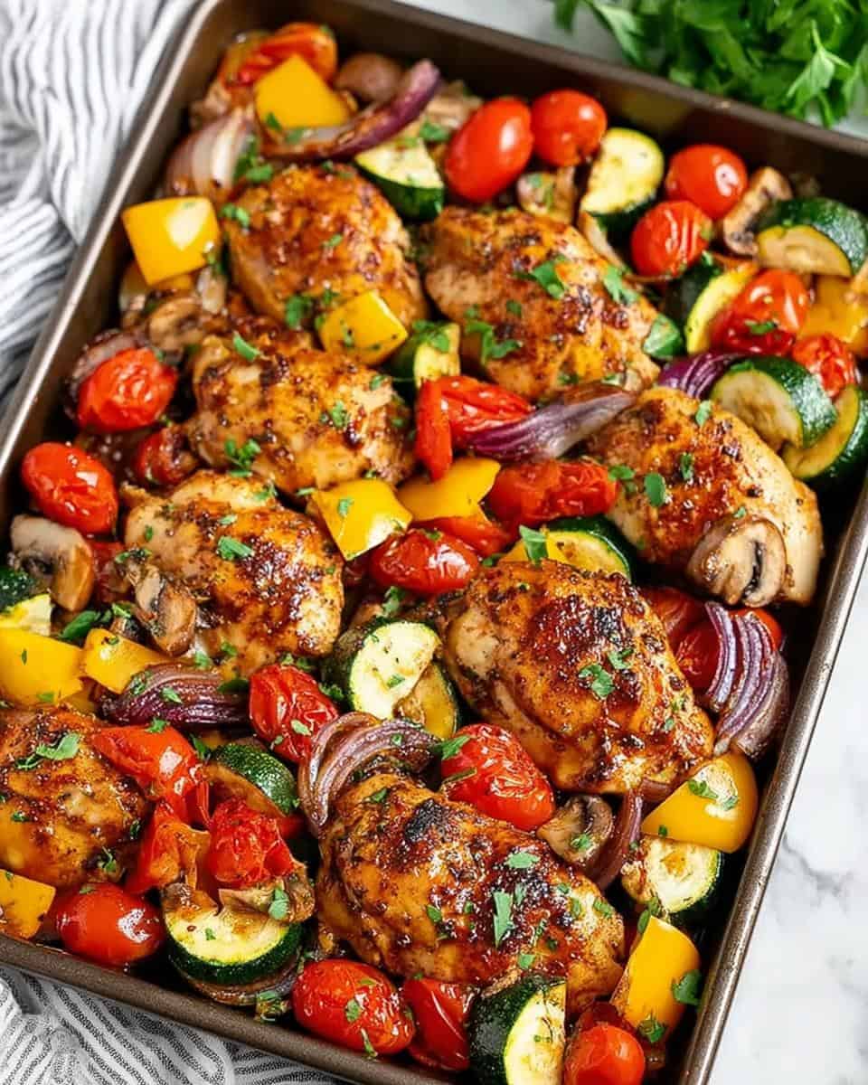 Balsamic Glazed Chicken and Veggies - detail 2