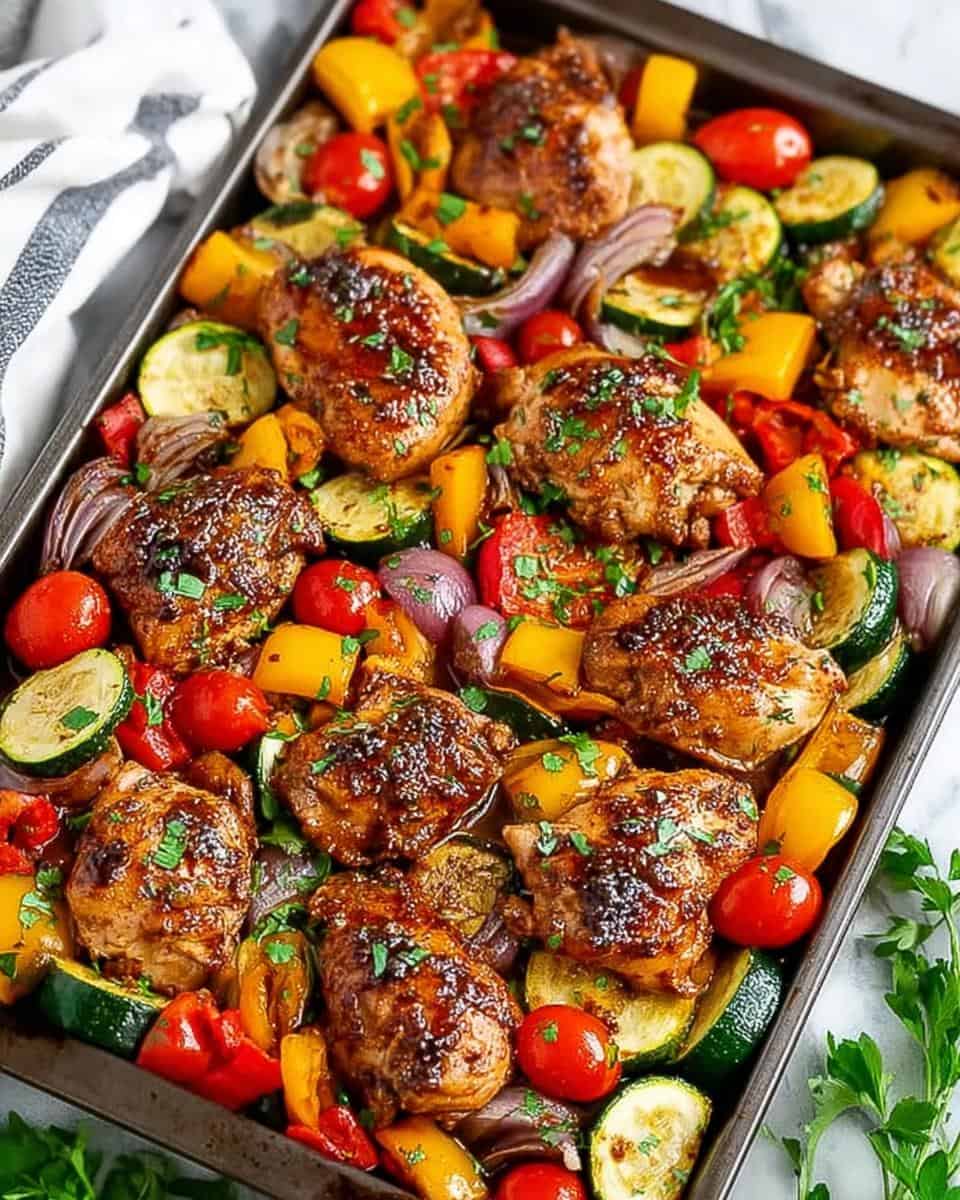 Balsamic Glazed Chicken and Veggies - detail 3