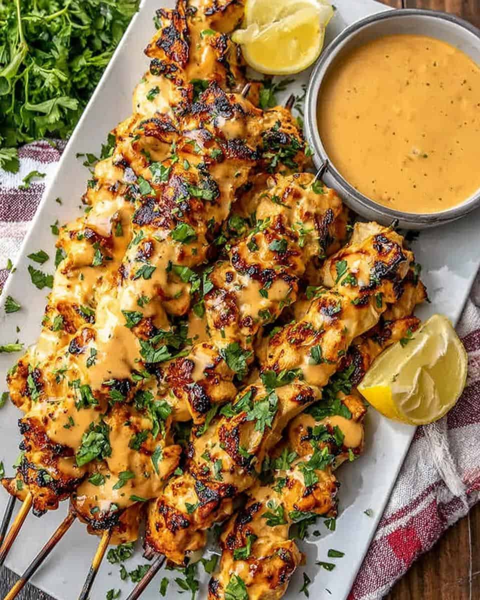 Bang Bang Chicken Skewers - detail 2