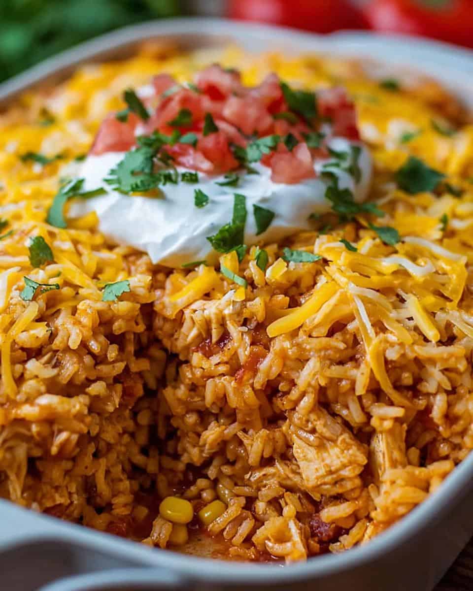 Chicken Enchilada Rice Casserole - detail 1