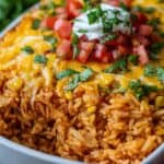 Chicken Enchilada Rice Casserole
