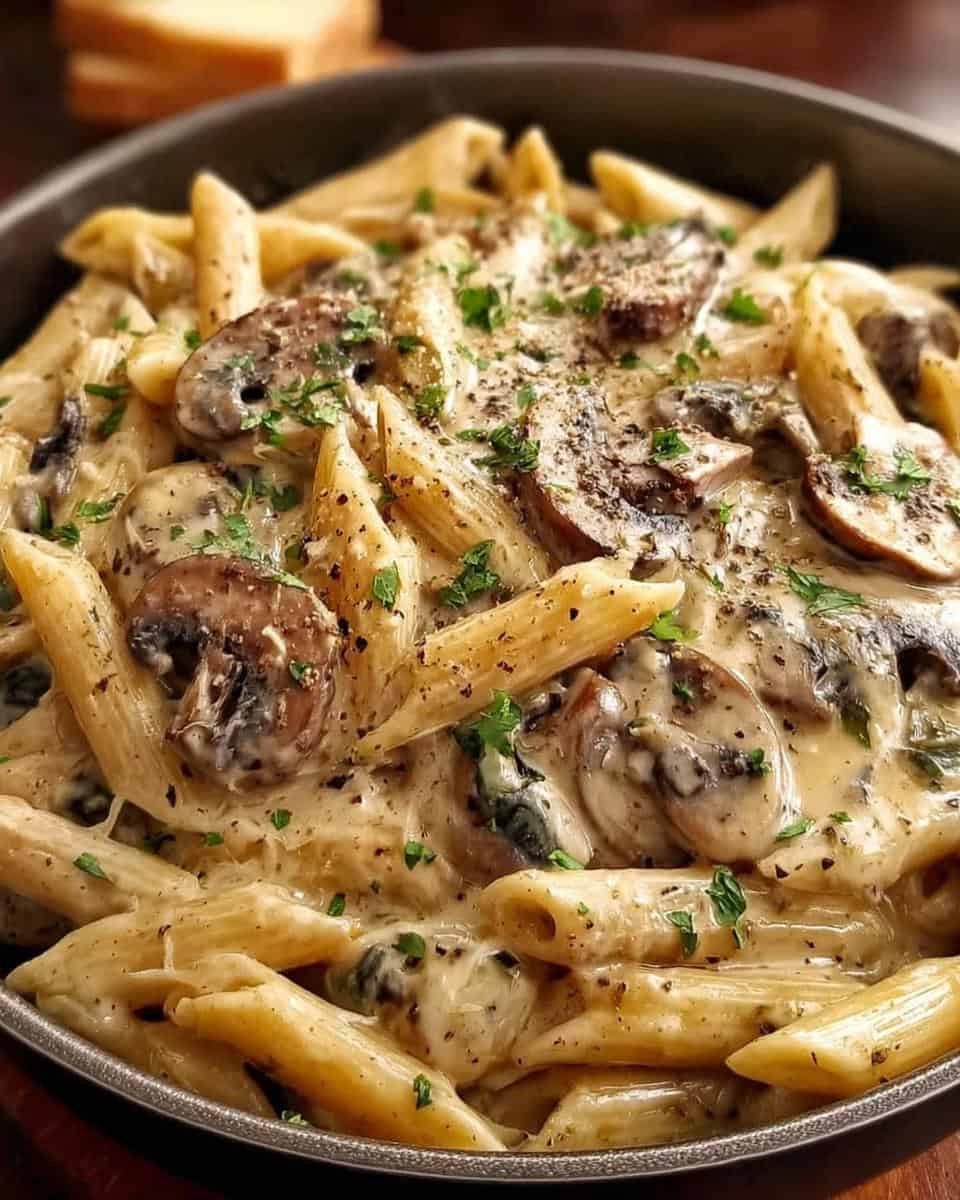 Cozy Tuscan Mushroom Pasta - detail 1
