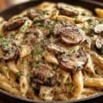 Cozy Tuscan Mushroom Pasta
