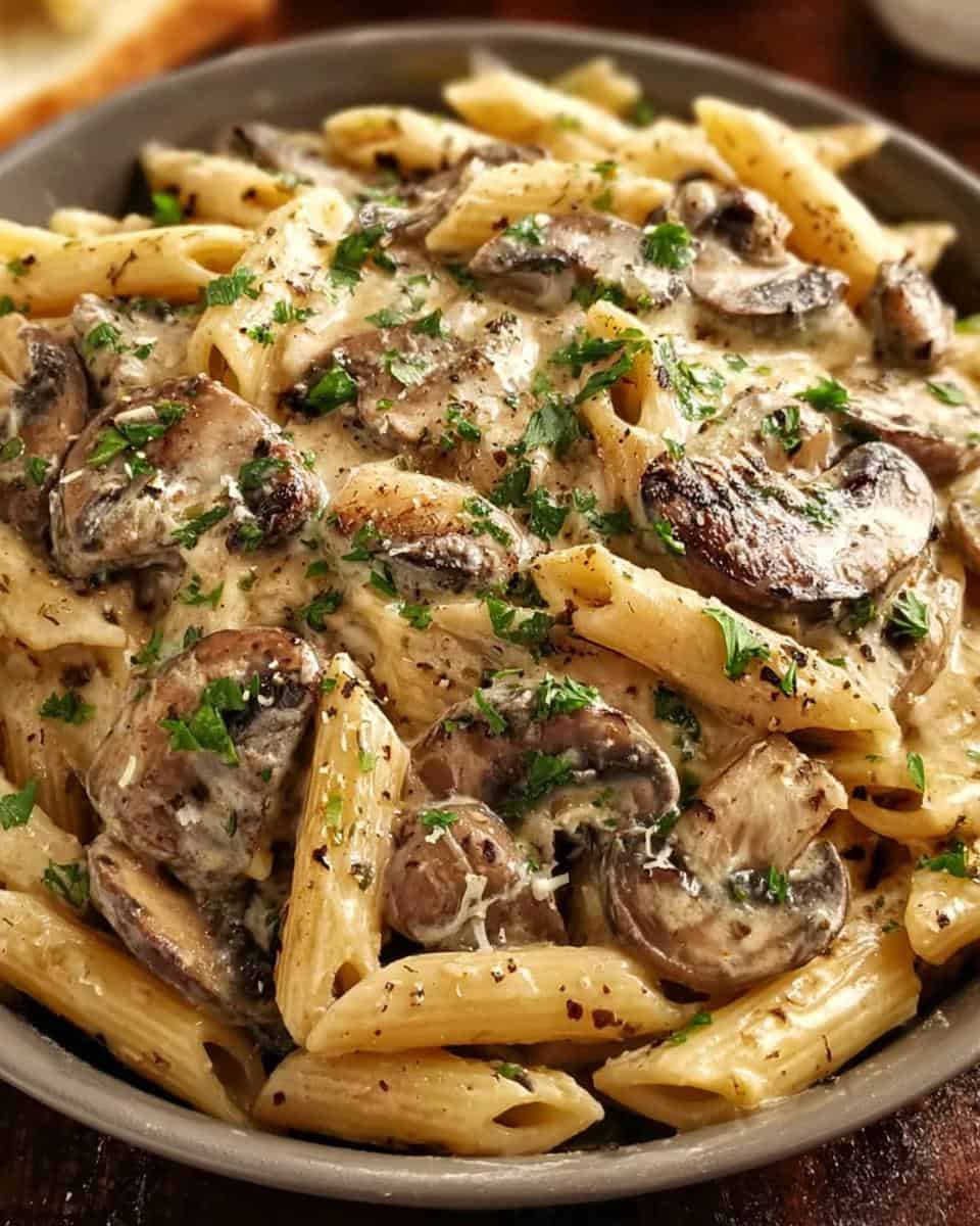 Cozy Tuscan Mushroom Pasta - detail 2